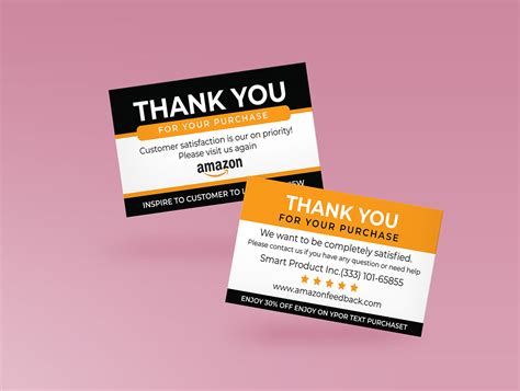 Amazon Thank You Card on Behance