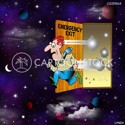 Exit Sign Cartoons and Comics - funny pictures from CartoonStock