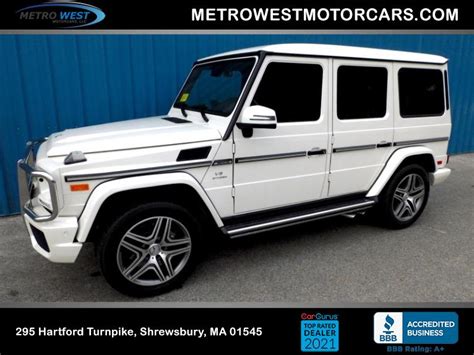 Used 2017 Mercedes Benz G Class Amg G 63 4matic Suv For Sale 99 800 Metro West Motorcars