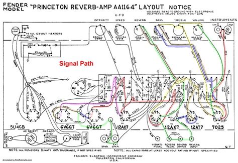 65 Princeton Reverb Schematic 65 Fender Princeton Reverb Sch