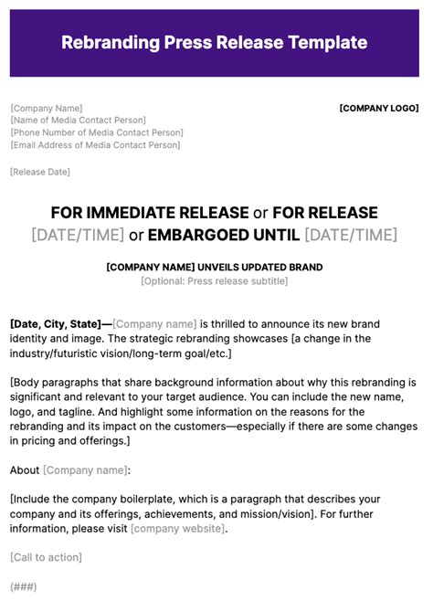 10 Free Press Release Templates Formatting Tips And Examples