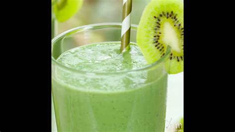 Kiwi Banana Spinach Smoothie Youtube