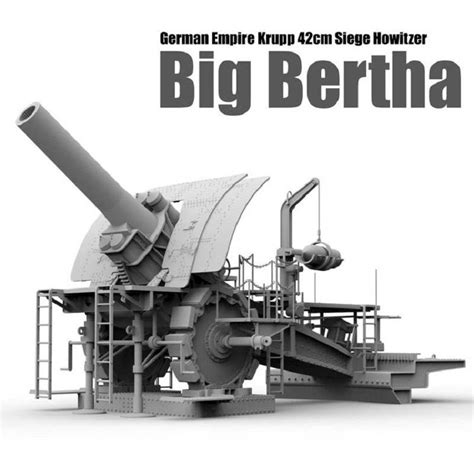 Maquette Canon German Empire Krupp 420mm Big Bertha Takom 2035 1 35ème