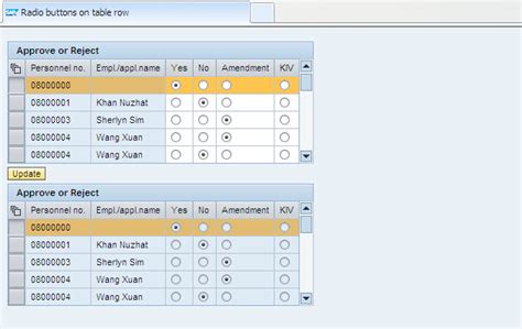 An Sap Consultant Web Dynpro Abap Radio Buttons On Table Row