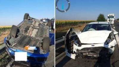 Accident în lanț pe Autostrada A2 3 persoane spitalizate și 6 mașini