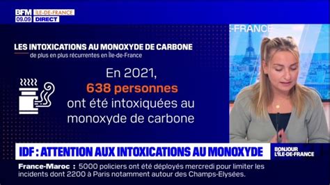 Île de France attention aux intoxications au monoxyde de carbone