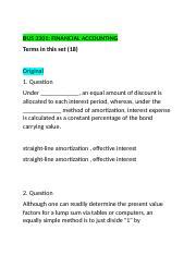 CHAPTER 34 Revision Exercises BUS 3301 FINANCIAL ACCOUNTING Docx BUS