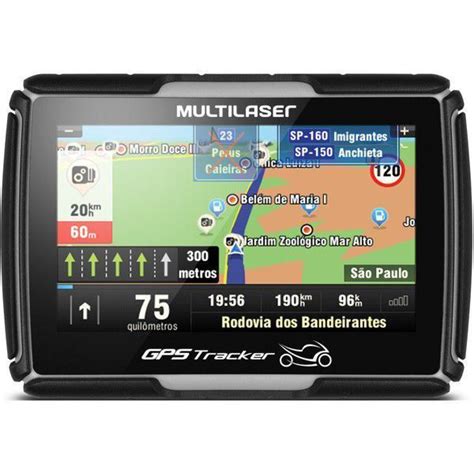 Gps Para Moto A Prova D'agua - Gps P/ Moto tracker 4.3 Polegadas A Prova Da Água Bluetooth multilaser ...