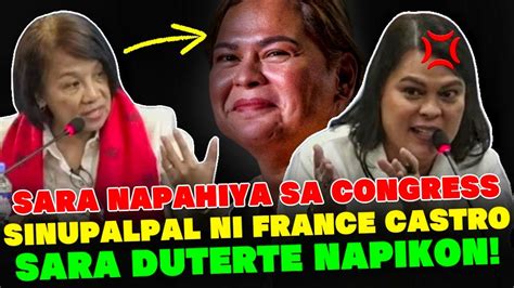 Aw Lagot Na Sara Pina Hiya Ni France Castro Sara Pikon Na Pikon Na