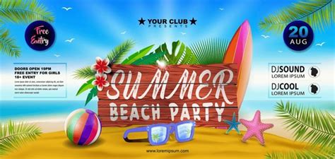 10,984 Beach Party Grunge Images, Stock Photos, 3D objects, & Vectors ...