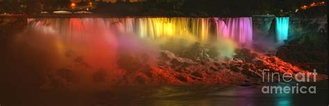 American Falls Rainbow Colors Photograph by Adam Jewell - Pixels