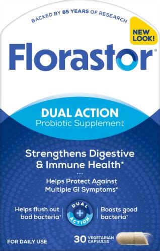 Florastor Daily Probiotic Supplement Capsules Mg Ct Frys