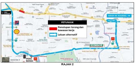 Penutupan Jalan Pada Waktu Malam Di Lebuhraya Kajang Silk Dilaksanakan