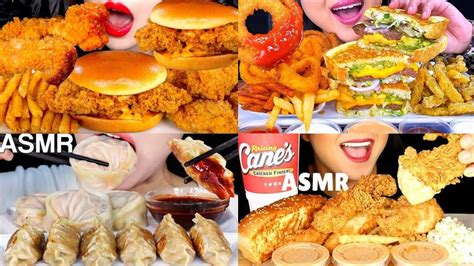 ASMR FAST FOOD MUKBANG COMPLICATION PHAN ASMR HUNGRY CAKES ETC