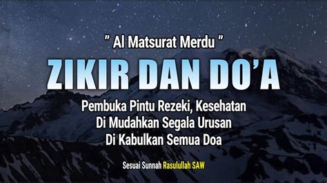 Dzikir Pada Malam Selasa Pembuka Rezeki Zikir Pembuka Pintu Rezeki