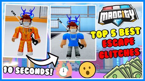 TOP 5 BEST ESCAPE GLITCHES IN MAD CITY ROBLOX YouTube