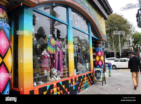 Colorful Hippie Store In Haight Ashbury San Francisco Stock Photo Alamy