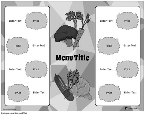 Free Menu Templates — Create A Printable Menu Online