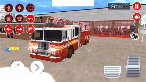 Fire Truck Driving Simulator Fire Games Level Android