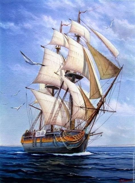 Pin By Oltea Matei On Ocean Mare Ship Paintings Boat Painting