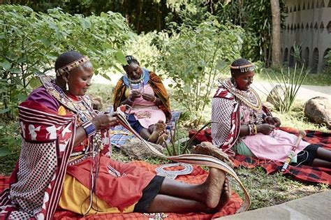 Beadwork Has Been An Important Part Of The Masai Culture For Many Years