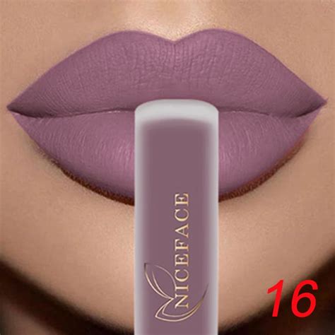 Niceface Rouges L Vres Liquides Nude Waterproof Longue Dur E