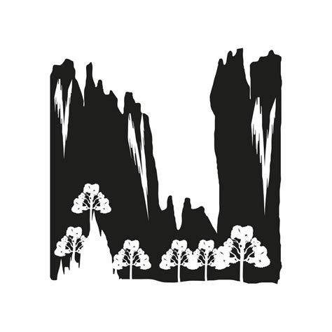 silhouette trees landscape 3756643 Vector Art at Vecteezy