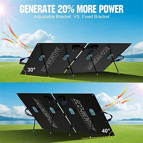 Eco Worthy W Faltbares Solarpanel Solartasche Im Faltbares