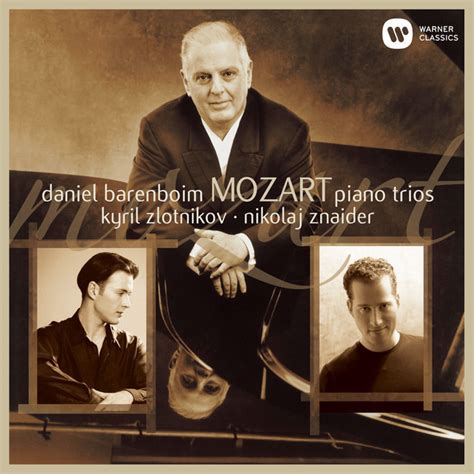 Daniel Barenboim ダニエルバレンボイムMozart Piano Trio モーツァルトピアノトリオ集