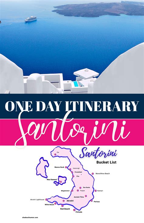 1 day in santorini itinerary for cruise ship guests – Artofit