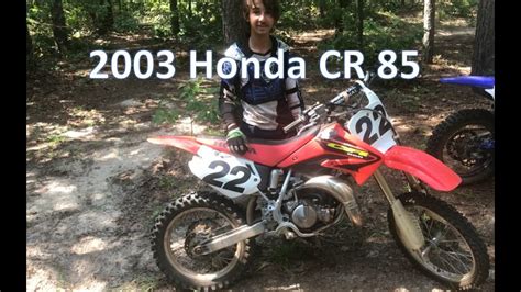 2003 Honda Cr 85 Youtube