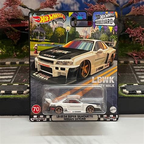 Hot Wheels Premium Boulevard LB ER34 Super Silhouette Nissan Skyline LBWK Shopee Malaysia