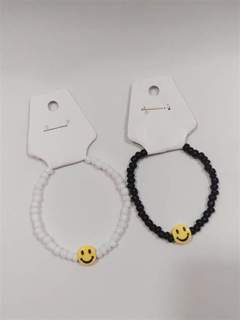 Pulseira Smile Joias Mi Angas Pulseiras De Missangas Bijuterias