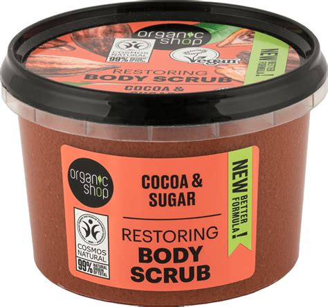 Organic Shop Scrub De Corp Cu Zah R I Cacao Ml Dm Ro