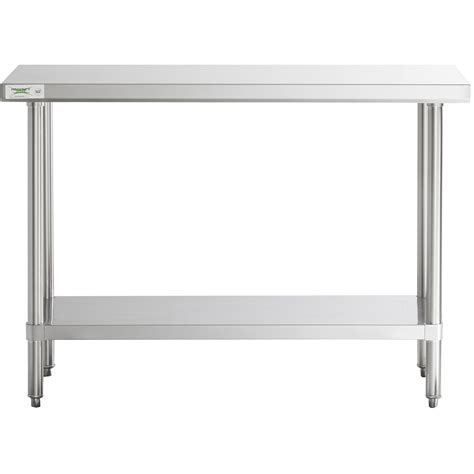 Regency X Gauge Stainless Steel Commercial Work Table