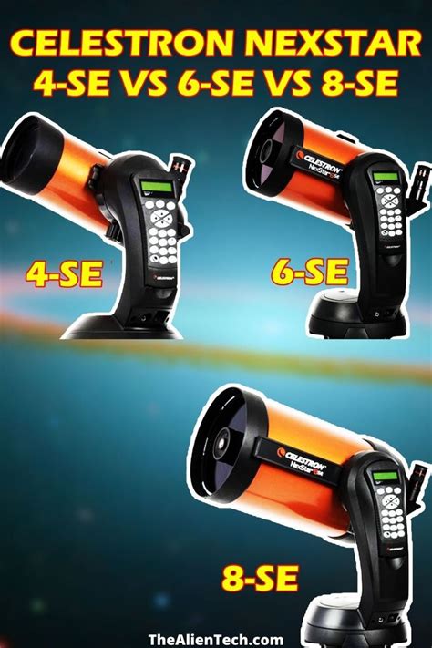 Celestron NexStar 4SE Vs 6SE Vs 8SE Celestron Nexstar Celestron Nexstar