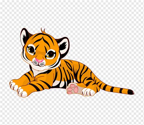 Tigre Filhote Ilustra O Tigre Dos Desenhos Animados Tigre Dos