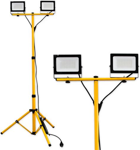 Halogen Led 2X 50W Statyw Roboczy Do Naświetlacz Ceny i opinie Ceneo pl