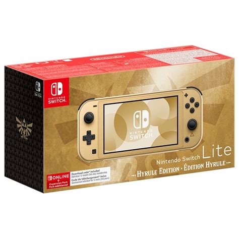 Nintendo Switch Lite: Hyrule Edition & 12m Switch Online & Expansion Pack Membership | Smyths ...