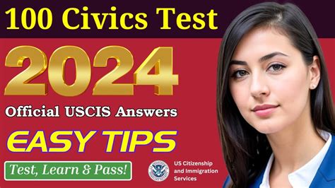 2024 New USCIS Official 100 Civics Questions And Answers For US