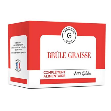 Giphar Brûle Graisse 60 Gélules