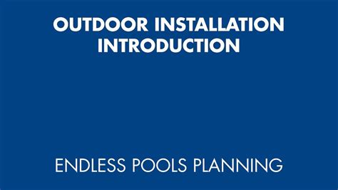 Endless Pools Video | Planning Your Outdoor Endless Pools Installation