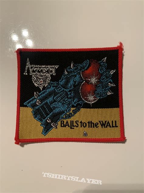 Accept Accept Balls To The Wall Patch Anarchy S Tshirtslayer