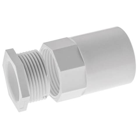 pvc conduit female adaptor mm white