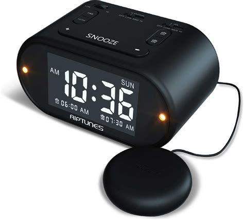 Amazon Anjank Extra Loud Alarm Clock With Wireless Bed Shaker