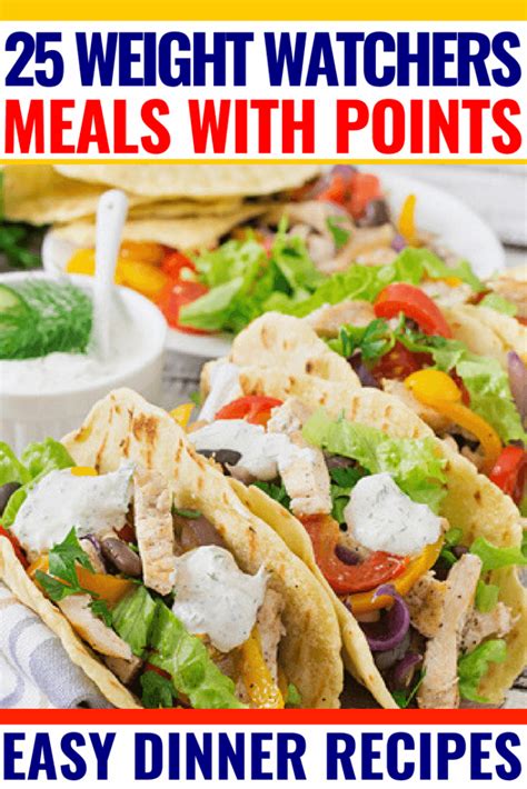 Weight Watchers Meals For Dinner With Points 25 Fast And Fabulous Meals