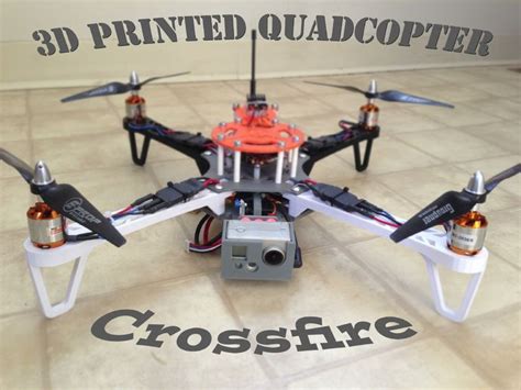 3d Printed Fpv Quadcopter Crossfire By Mikeyb Thingiverse 3d Printing Quadcopter Fpv