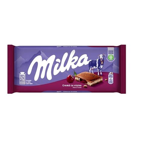 Шоколад 100 г Мilka молочний з молочною начинкою зі смаком вишні м/уп ...