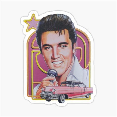 Elvis Stickers For Sale Elvis Elvis Presley Stickers