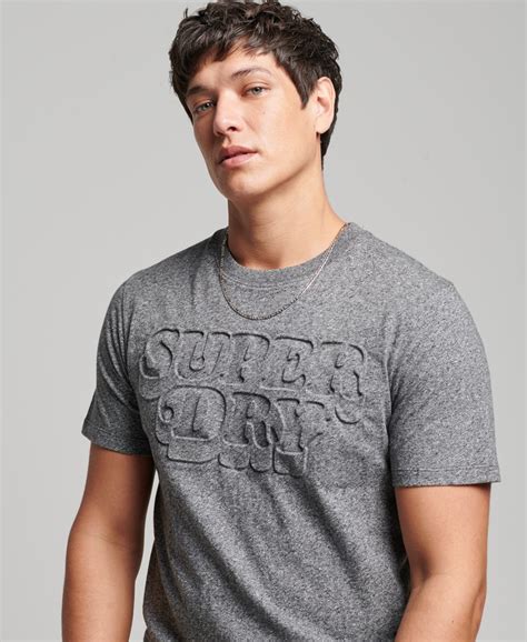 Superdry Cooper Classic Embossed T Shirt Men S New In Mens New In